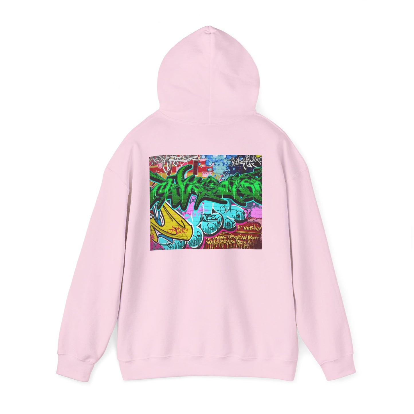 Urban Graffiti Unisex Hoodie, Trendy Streetwear Pullover, Casual Outfit for Hipsters, Graffiti Art Lover Gift, Cozy Sweatshirt