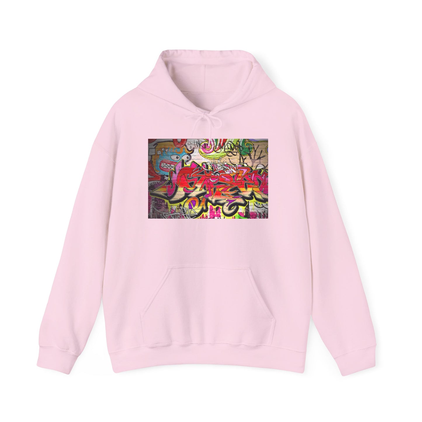 Urban Graffiti Unisex Hoodie, Trendy Streetwear Pullover, Casual Outfit for Hipsters, Graffiti Art Lover Gift, Cozy Sweatshirt