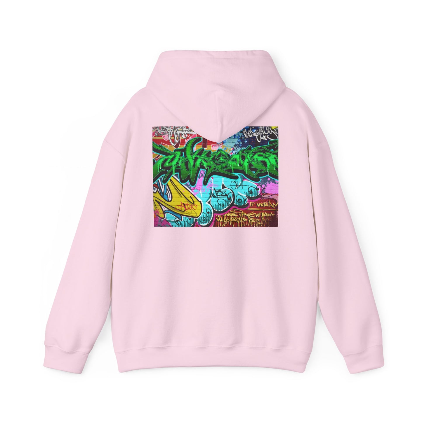 Urban Graffiti Unisex Hoodie, Trendy Streetwear Pullover, Casual Outfit for Hipsters, Graffiti Art Lover Gift, Cozy Sweatshirt